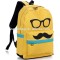 Cute Glasses Printing Stylish College Bag /College Bags for Girls
