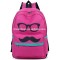 Cute Glasses Printing Stylish College Bag /College Bags for Girls