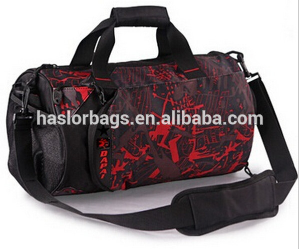 Man Sports Duffel Bags with Shoe Compartment