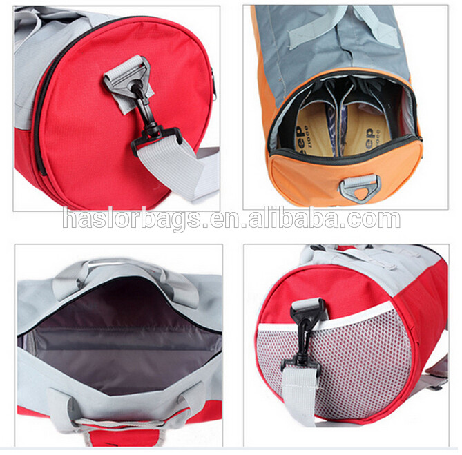 Rolling Design of Gym Duffel Bag with Shoe Compartment