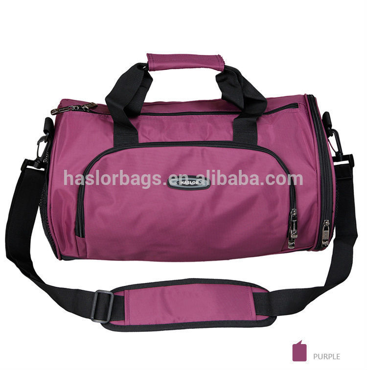 Polyester Rolling Sports Bags for Gym with Shoe Compartment