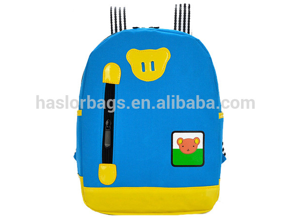 2015 Wholesale Stylish Polyester Simple School Backpack For Kids