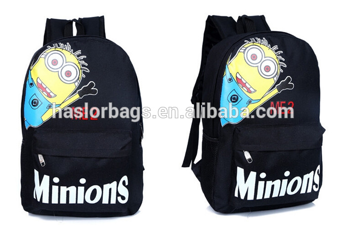 Custom despicable me minion school bag backpack