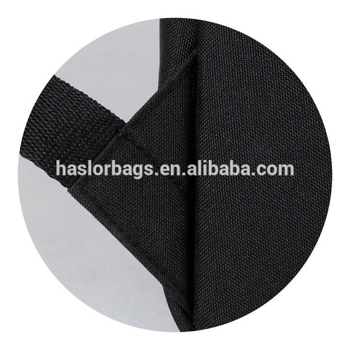 Custom wholesale durable canvas plain black backpacks for high school