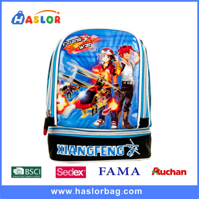 Printing Image Wholesale Lunch Bag Schoolbag for Boy