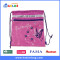 2017 New Design Fashion Pretty Butterfly Calico Pattern Drawstring Bags for Girls