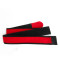 Customized red reusable velcro magic tape cable ties with logo printing