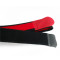 Customized red reusable velcro magic tape cable ties with logo printing