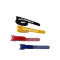 Colorful double-sided  injection hook back to back hook and loop cable tie