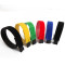 Double sided fastener tape back to back velcro cable tie