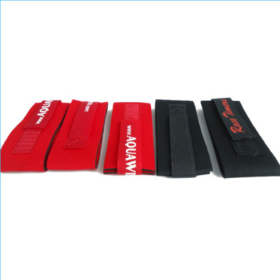 Black red wholesale reusable large releasable functional adjustable elastic wrist band