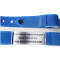 Chinese wholesale suppliers factory price blue logo custom magic tape buckle strap