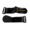 Hot sale multifunctional decorative rubber black functional  hook loop buckle strap