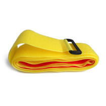 High quality logo custom functional adjustable best nylon red yellow velcro strap