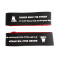 Heavy duty  fashion black red rubber adjustable hook and loop tape