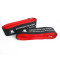 Heavy duty  fashion black red rubber adjustable hook and loop tape