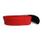 Fashion nylon rubber red adjustable hook and loop webbing plastic buckle tape