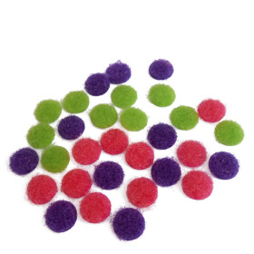 Colorful  3m soft SGS Rohs widely used china supplier hook loop adhesive dots