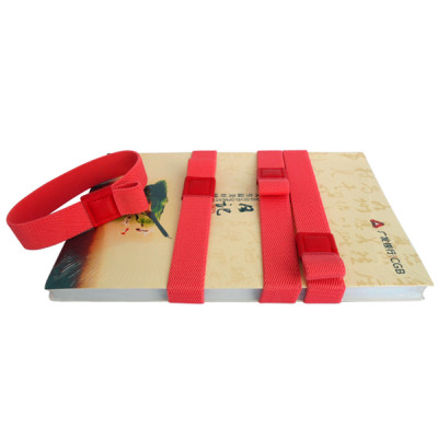 Elastic Chinese wholesale suppliers nylon stick  magic tape waterproof book strap
