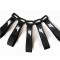 Black buckle book straps tear-resistant multifunctional fastener tape loop band