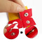 Multifunctional widely used yellow red magic tape  nylon book carrying strap