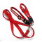 Customized red bicycle webbing elastic straps luggage velcro strips