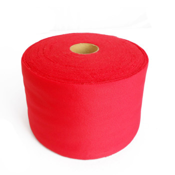 Top quality red colors soft  loop fabric cloth