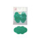 Green clear customized eco-friendly fashion decoration magic tape hair bow