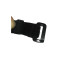 Black eco-friendlyhook loop high strength buckle silicone strap