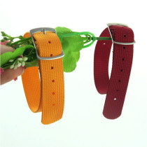 China facotry discount soft webbing watch strap with metal buckle