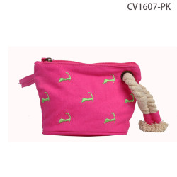 Kosmetiktasche aus Leinen Im modischem Design Direkter Verkauf