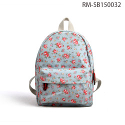 Premium lässiger Laptop Rucksack im schlichtem Blumendesign