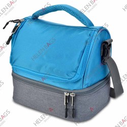 Blaue 420 D individuelle personalisierte wasserdichte Lunch Kühltasche