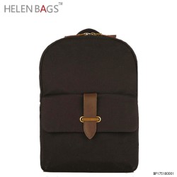 2017 Hochwertige Qualität pesonalisierte Marke unisex Schulranzen Reisetasche aus gewachsten Leinen