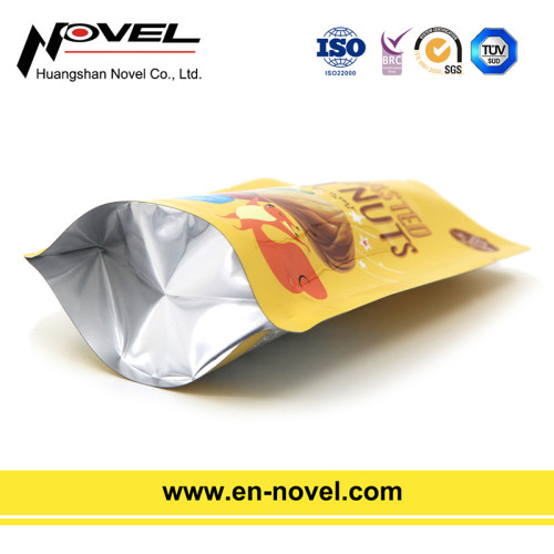 Plastic Retort Pouch Stand Up Pouch with Zipper for Chestnuts Packaging