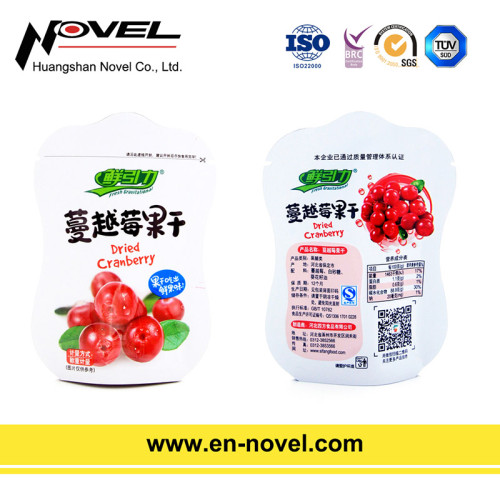 Plastic Stand Up Pouch with Zipper for Dried Fruit/Vegetable Packaging