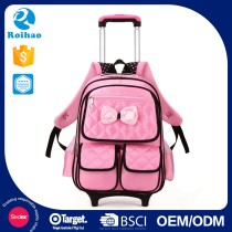 2015Promotional Clearance Goods Preferential Price Cartoon Printed Kids Travel Bags With Wheels