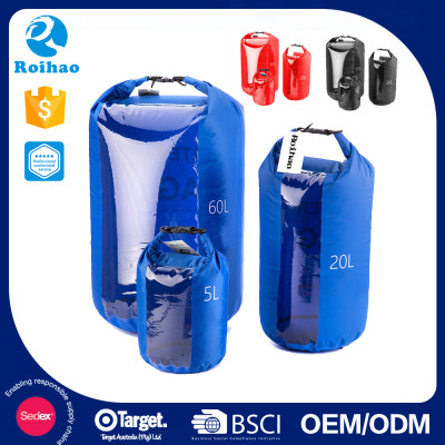 Roihao outdoor sports PVC waterproof swimming bag, ocean pack dry bag waterproof