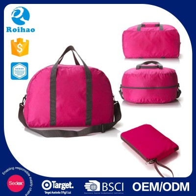 Fast Production Supreme Style Elegant Top Quality Foldable Travel Bag Polyester