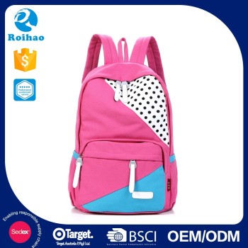 Top Sale Lowest Price Canvas Fashion School Backpack Bags