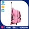 Full Color 2015 Latest Funny Teenagers School Bag With Wheels Girls