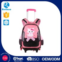 2015 Hot Sell Bsci Newest Products Cartoon Kids School Trolley Bag