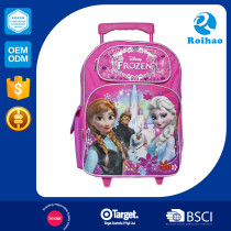 Clearance Goods 2016 Hot Sales Classic Style Wheeled School Bag For Girls