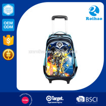 Brand New Bsci Get Your Own Custom Design Kids Back To School Backpack School Bag Trolley On Wheels