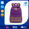 Hot Sell Promotional Western Popular Beauty Purple Student School Bag