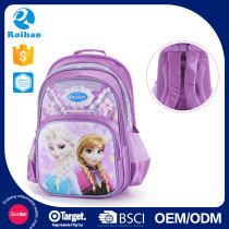 Roihao lovely Elsa and Anna students school bag, frozen kids school bags for girls
