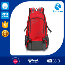 Manufacturer Low Cost Red Plain Backpack
