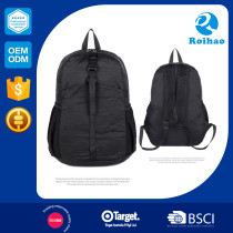 Manufacturer Outdoor-Oriented Superior Quality Fashion Black Backpack