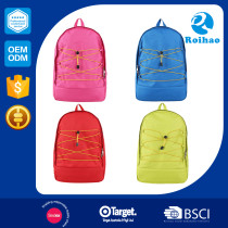 Colorful New Coming Colorful Canvas Backpacks For Teenage Girls