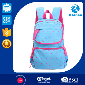 Natural Color 2015 Hot Sales Excellent Quality School Bag Girl
